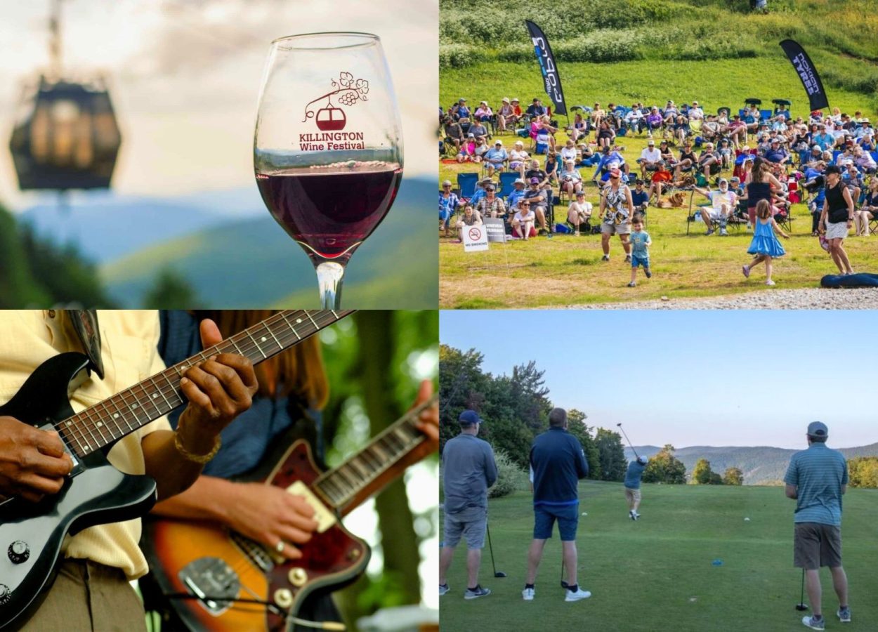 collage of photos of Killington