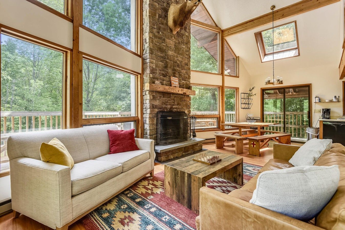 Living room of a Killington vacation rental