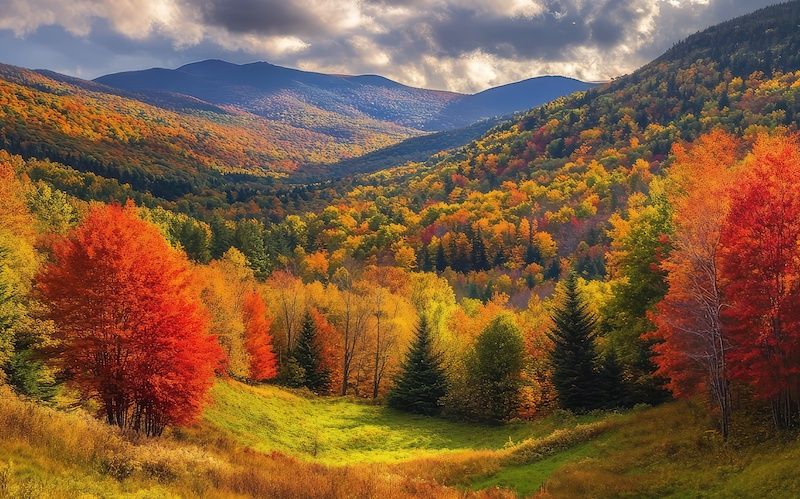 Killington during peak fall foliage