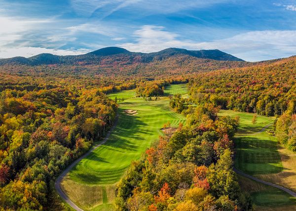 Killington golf course in the fall